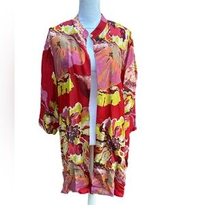 Coldwater Creek Cardigan Kimono Silk Wool Womens 2X